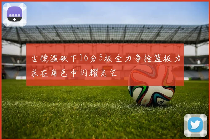 古德温砍下16分5板全力争抢篮板力求在角色中闪耀光芒